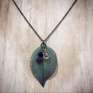 Essential oil diffuser necklace